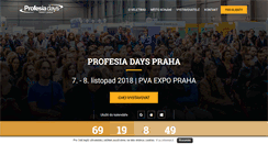 Desktop Screenshot of profesiadays.cz